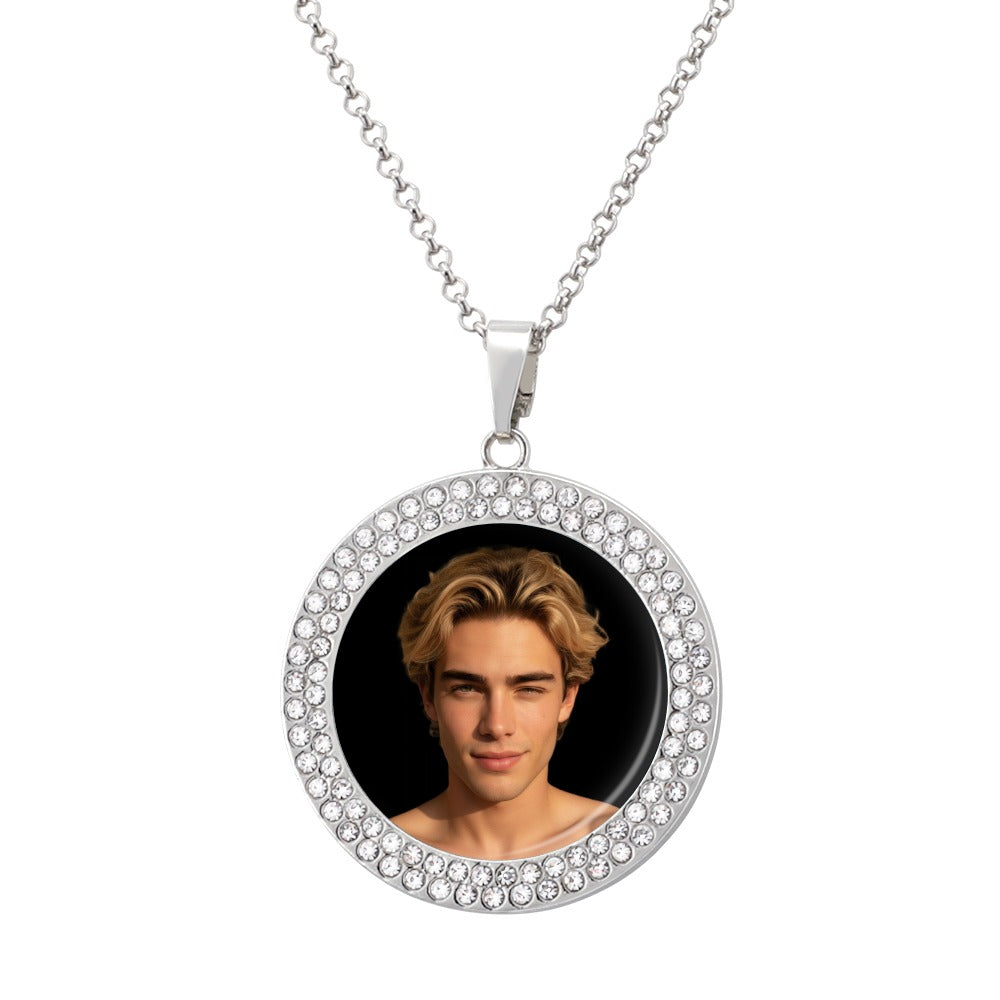 Taylor Boy™ Silver Diamond Necklace — Luxury Fan Edition