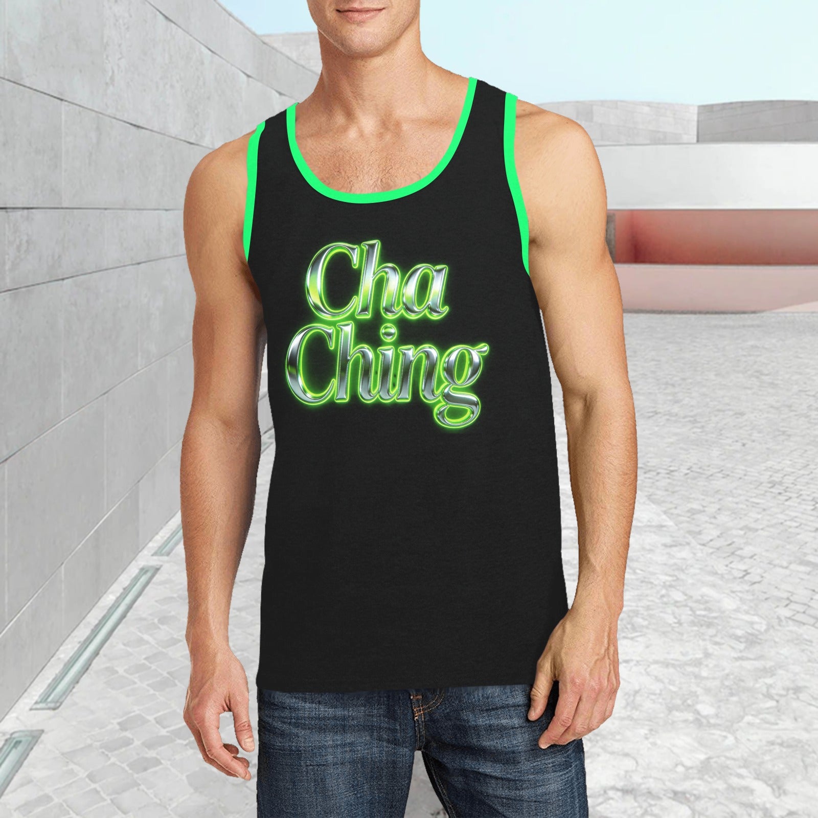 Men’s Print Tank Top — Premium Fit, Taylor Boy Energy