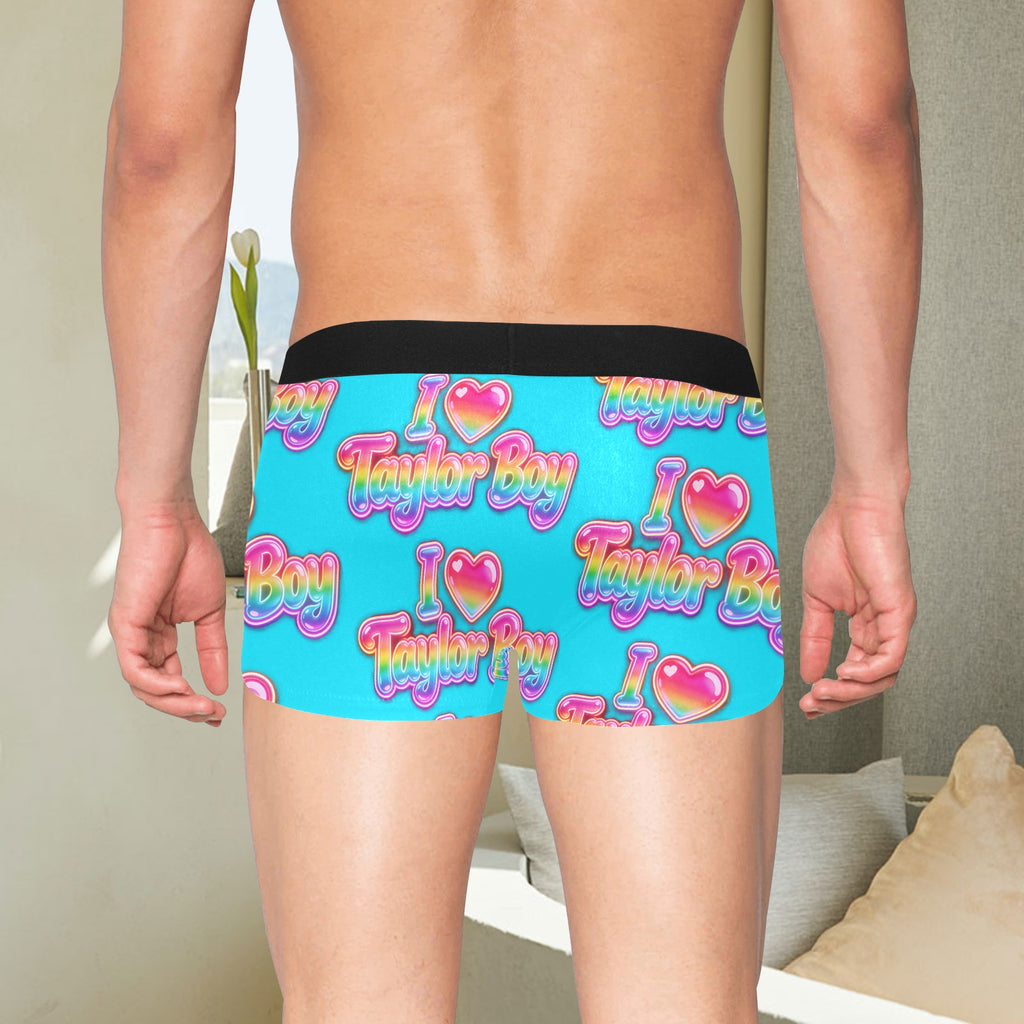 I ❤️ Taylor Boy™ Men’s Boxer Briefs — Premium Fit + Fly