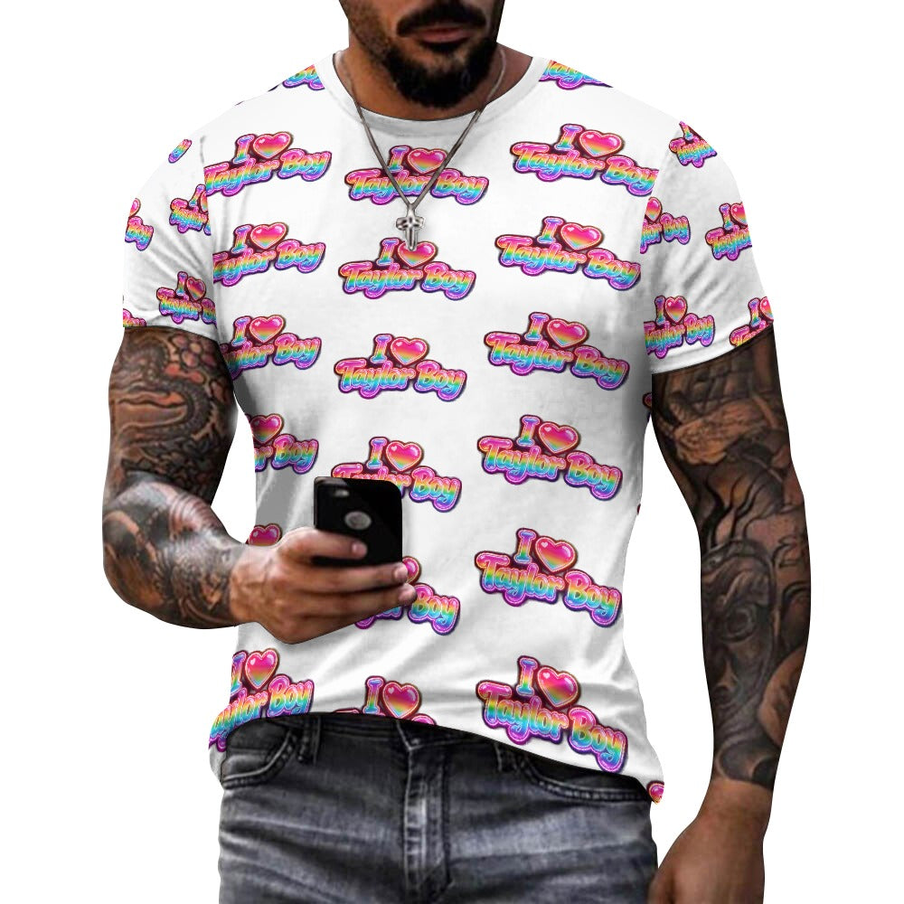 I ❤️ Taylor Boy™ Shirt — Fan Favorite Fit Men's Cotton T-shirt