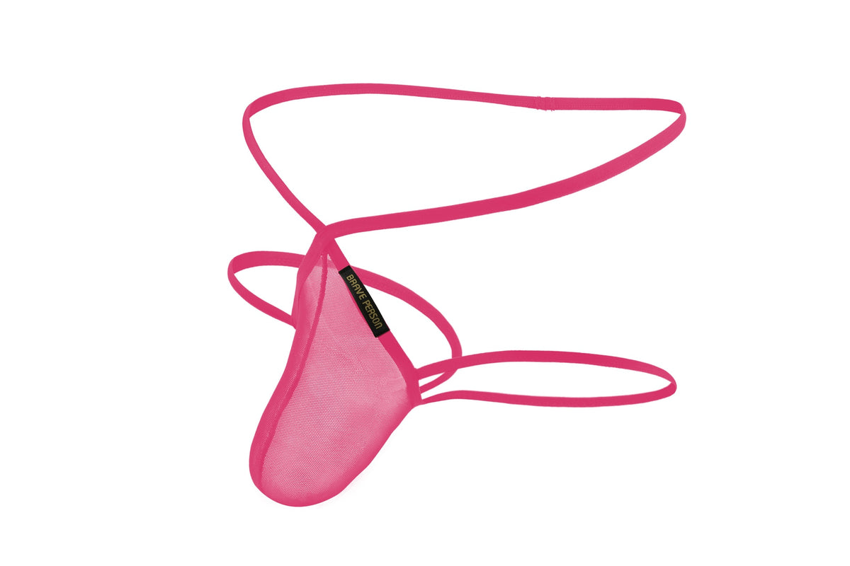 HOT ITEM! Transparent Men's Briefs Thongs Jockstrap Penis Pouch Mesh Breathable Underwear Men Low-waist Gay G-string