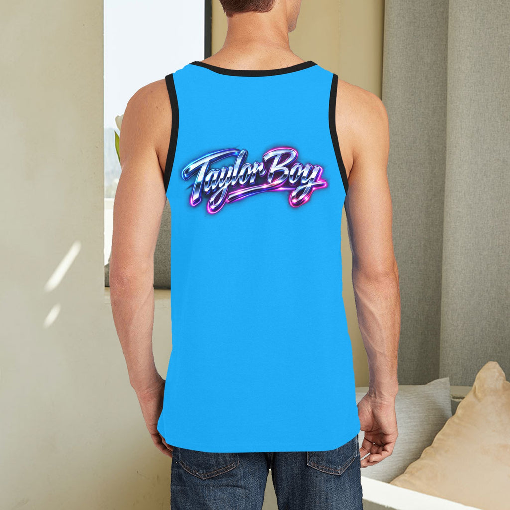 Taylor Boy™ Graphic Tank — Soft, Strong, Summer‑Ready - Men’s Print Tank Top — Premium Fit, Taylor Boy Energy