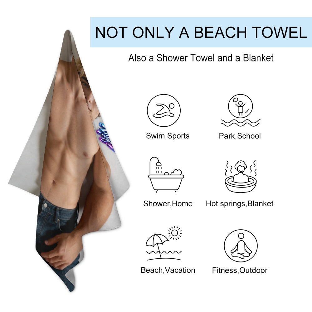Taylor Boy™ Plush Comfort Beach Towel — New Ultra‑Soft Edition
