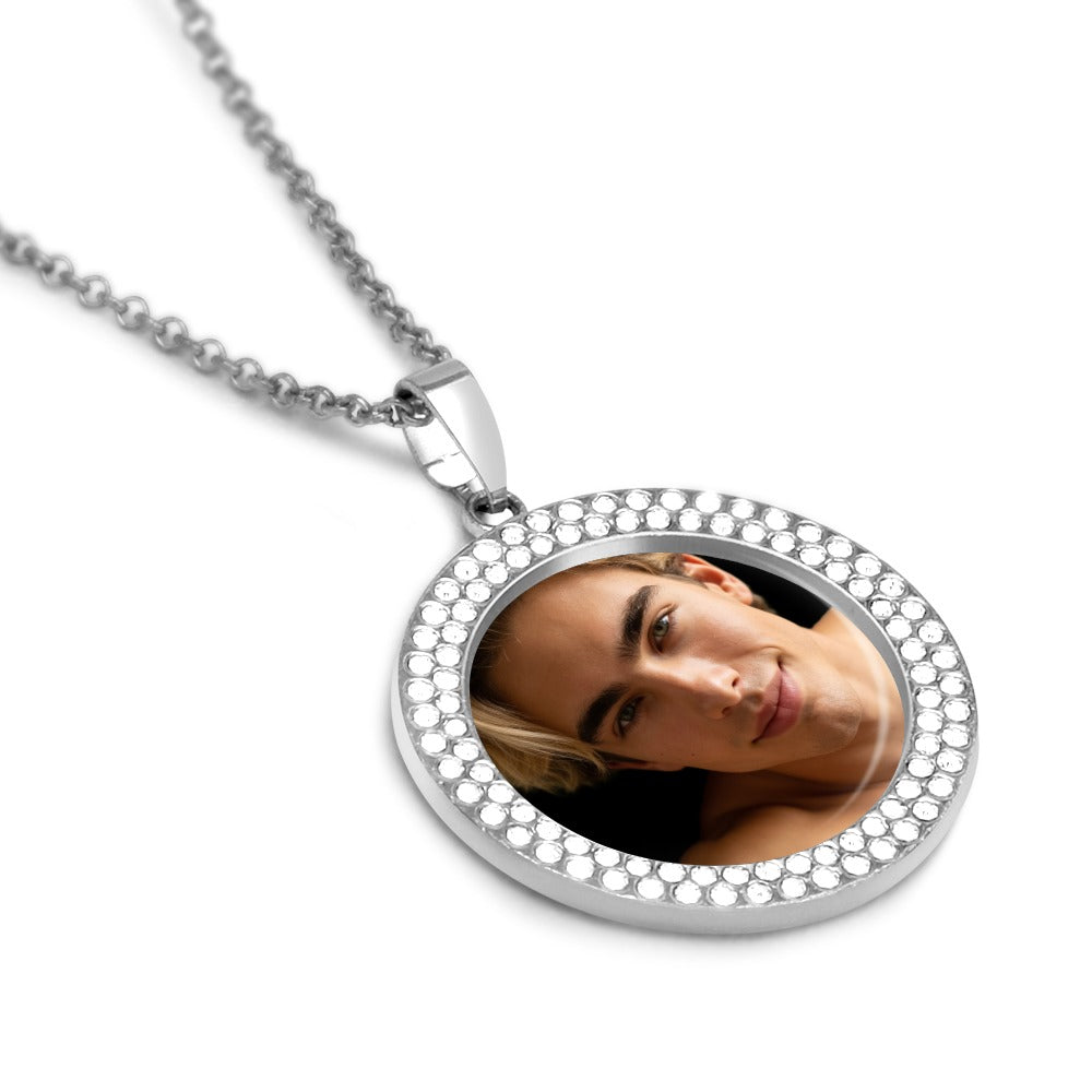 Taylor Boy™ Silver Diamond Necklace — Luxury Fan Edition