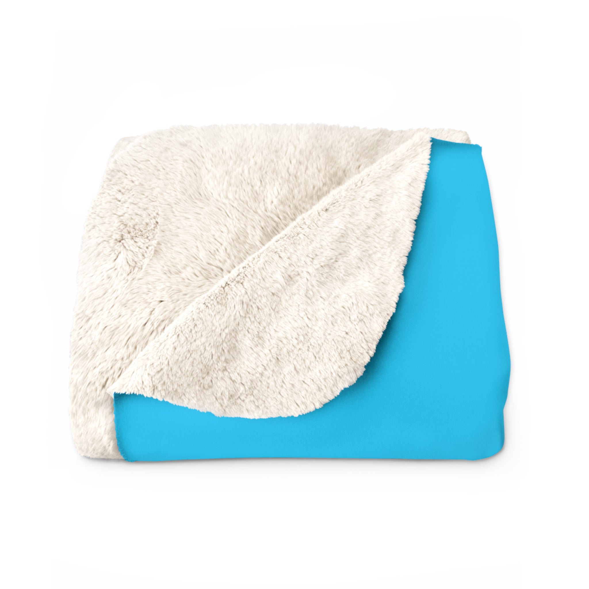 Sherpa Blanket — "Your Taylor Boy" Blue Photo Throw