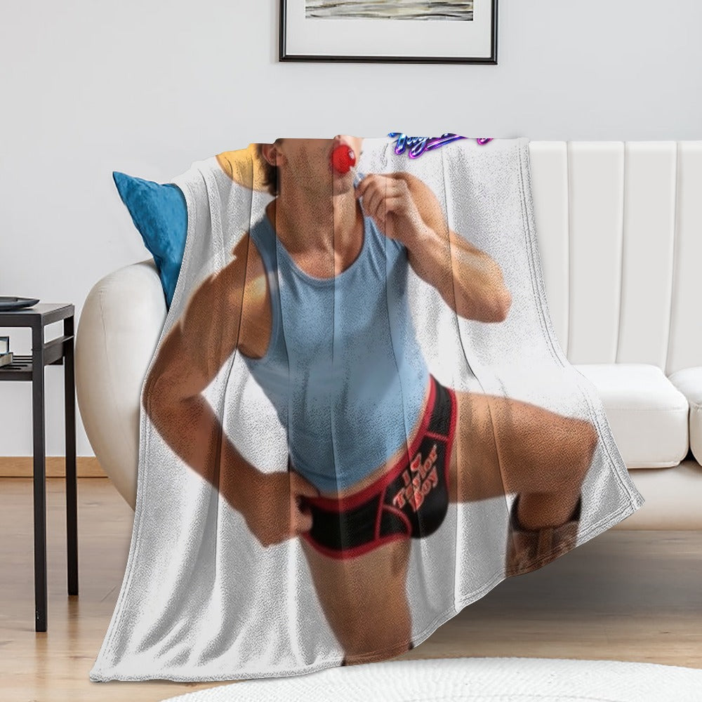 Taylor Boy™ Signature Flannel Blanket — Soft Touch, Multiple Sizes