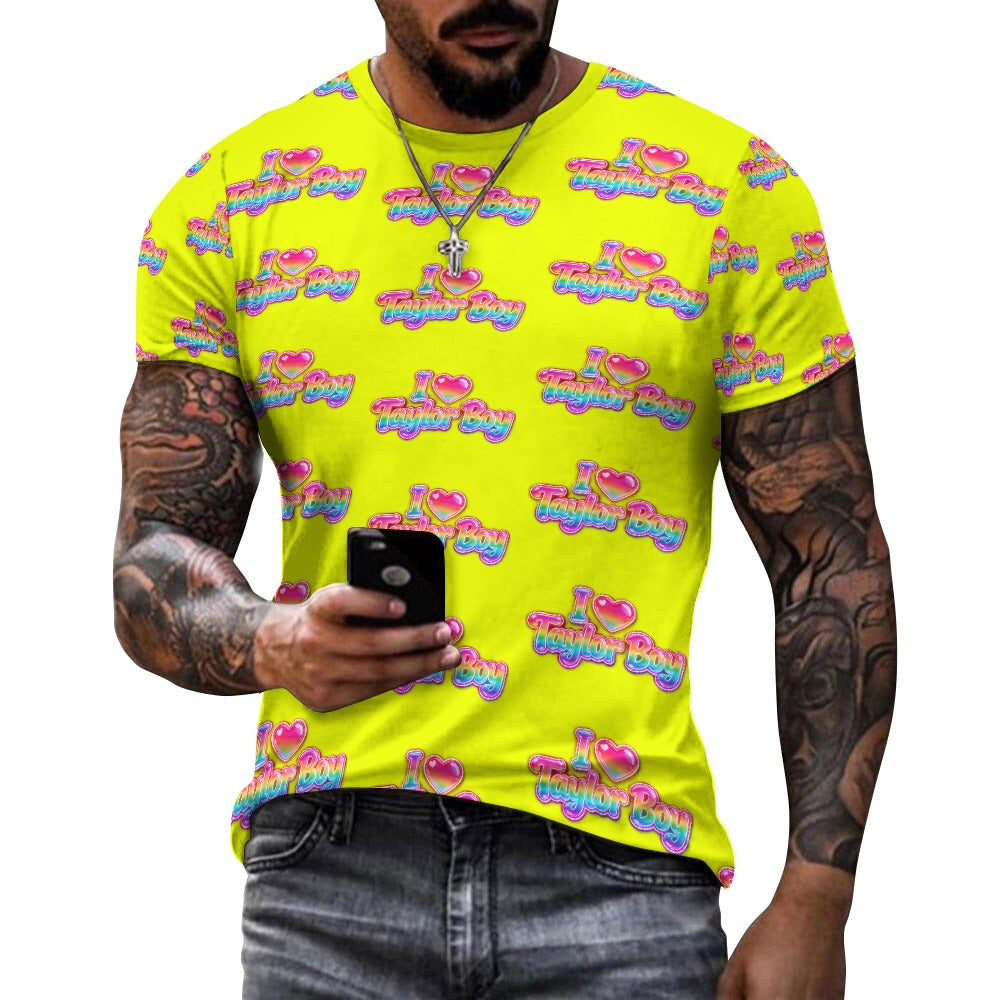 I ❤️ Taylor Boy™ Shirt — Fan Favorite Fit Men's Cotton T-shirt