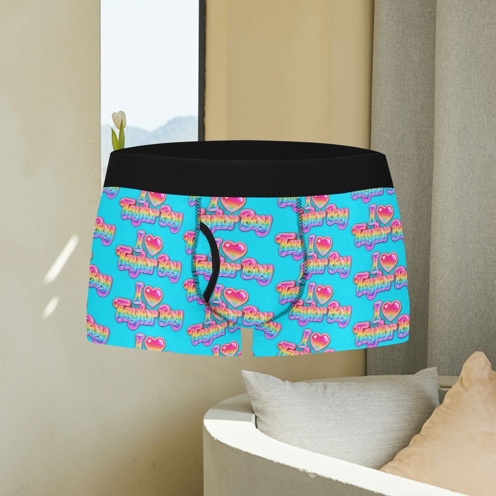 I ❤️ Taylor Boy™ Men’s Boxer Briefs — Premium Fit + Fly