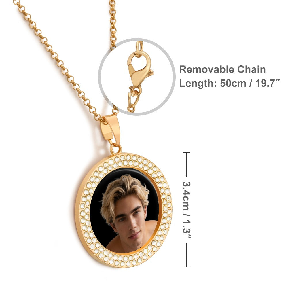 Taylor Boy™ Gold Diamond Necklace — Luxury Fan Edition