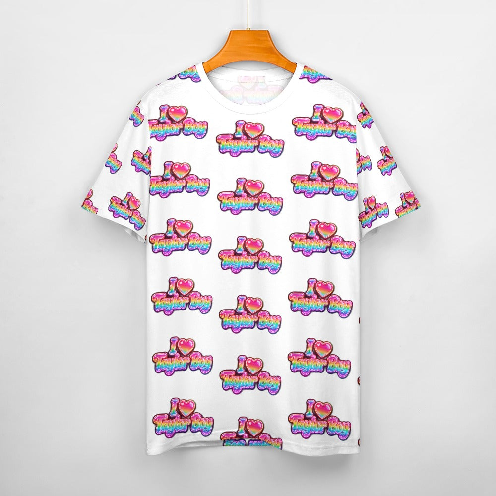 I ❤️ Taylor Boy™ Shirt — Fan Favorite Fit Men's Cotton T-shirt