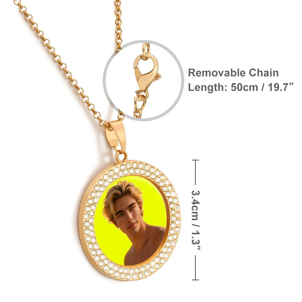 Taylor Boy™ Gold Diamond Necklace — Luxury Fan Edition