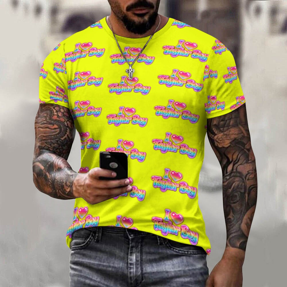 I ❤️ Taylor Boy™ Shirt — Fan Favorite Fit Men's Cotton T-shirt