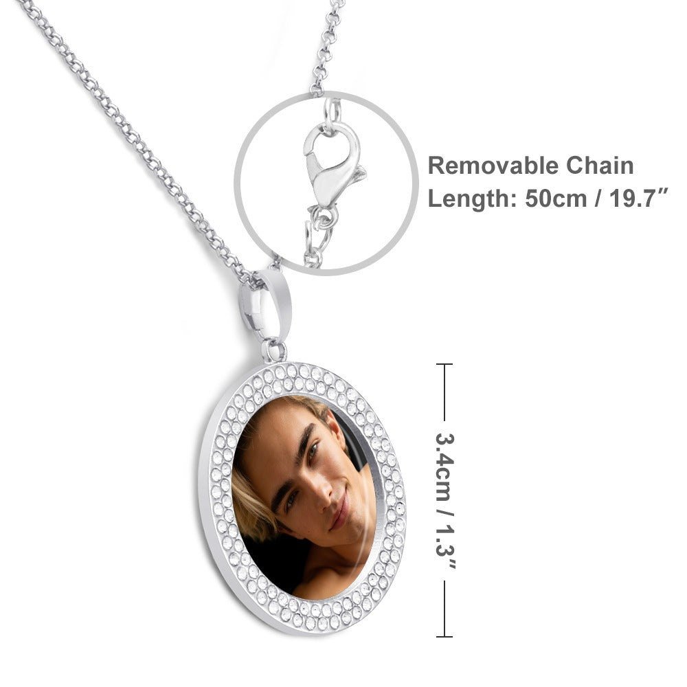 Taylor Boy™ Silver Diamond Necklace — Luxury Fan Edition