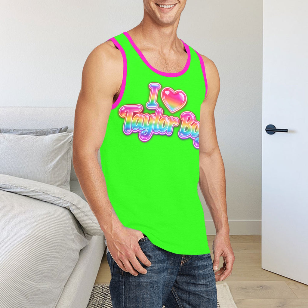 Taylor Boy™ Graphic Tank — Soft, Strong, Summer‑Ready - Men’s Print Tank Top — Premium Fit, Taylor Boy Energy