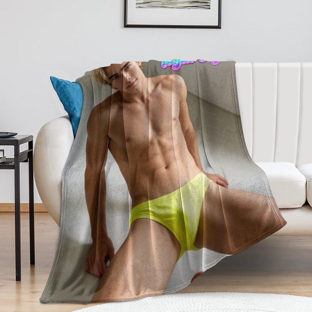 Taylor Boy™ Signature Flannel Blanket — Soft Touch, Multiple Sizes