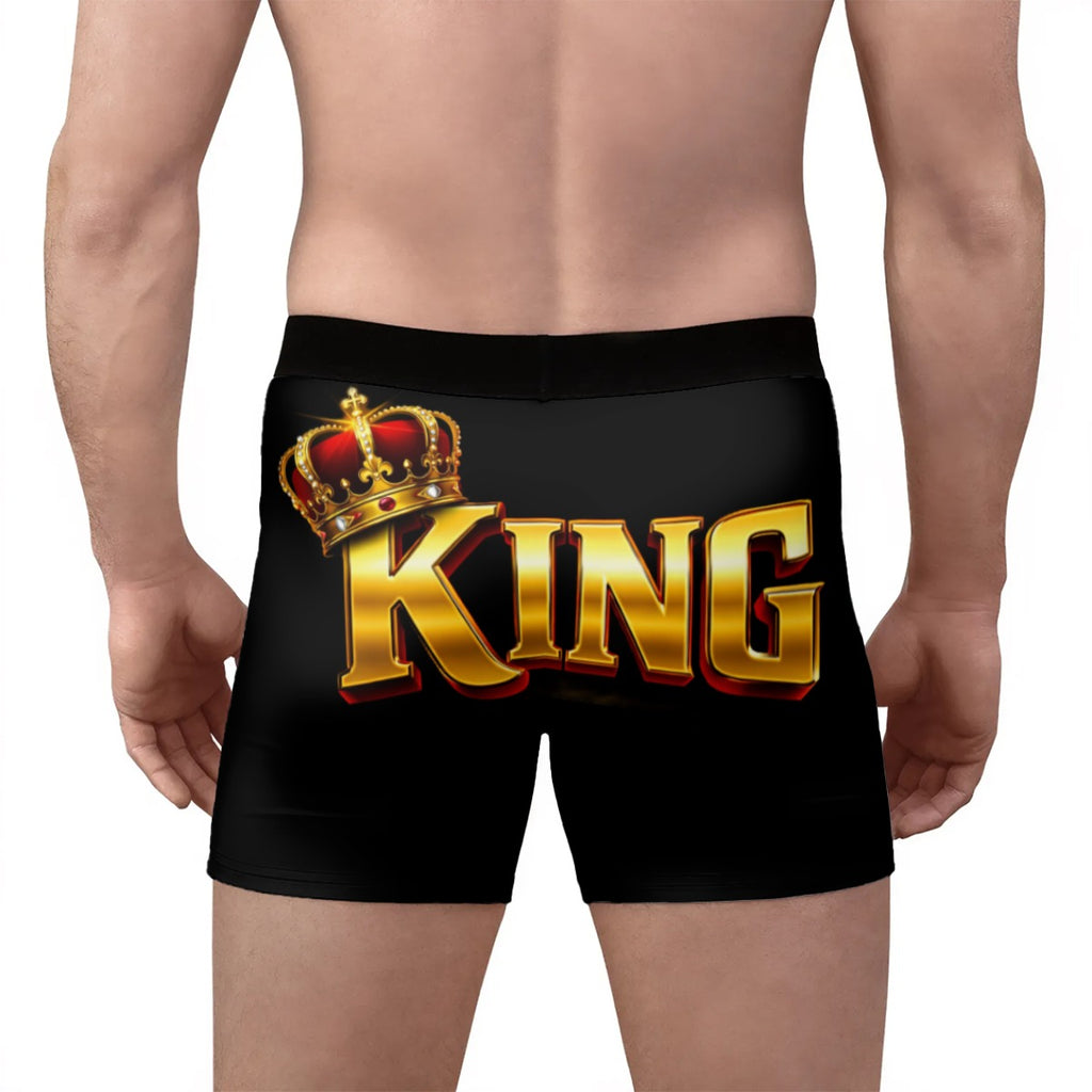 "KING" Men's Stretch Boxer Briefs