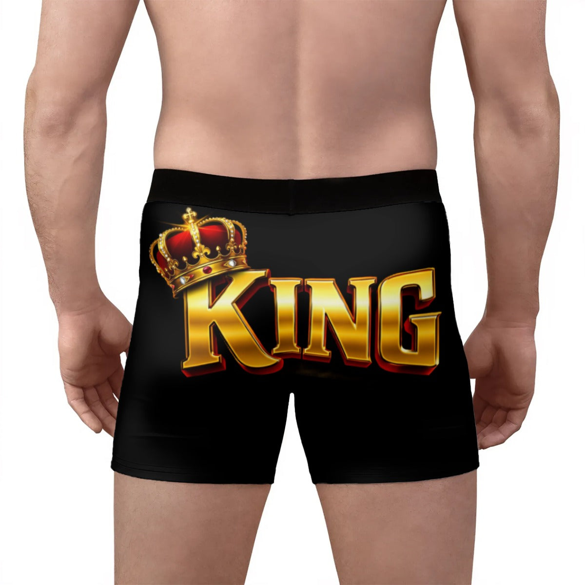 "KING" Men's Stretch Boxer Briefs