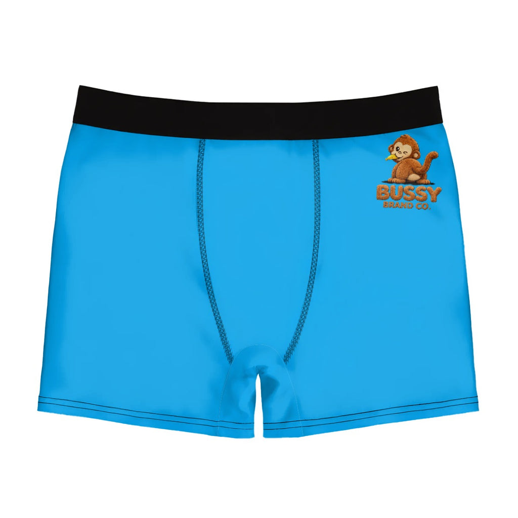 Bussy Monkey Men's Stretch Boxer Briefs - Brown Monkey