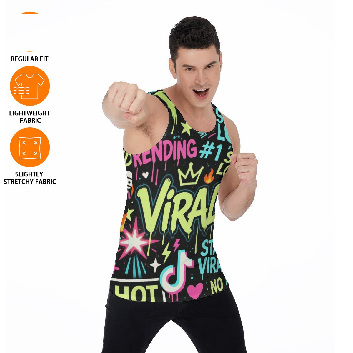 VIRAL GRAFFITI STYLE Men's Tank Top