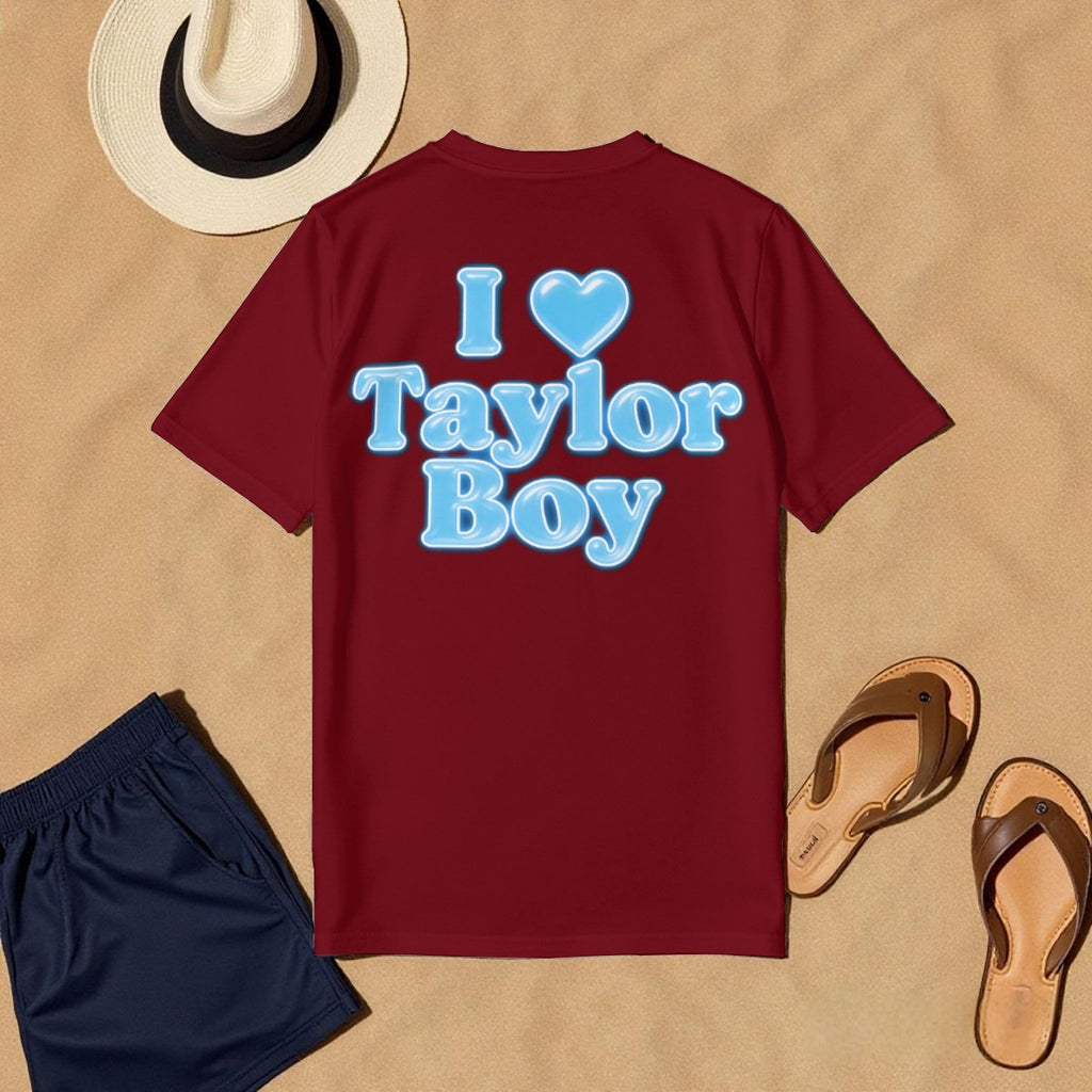 Taylor Boy Selfie (I Heart Taylor Boy) T-Shirt Men's O-Neck T-Shirt | Cotton