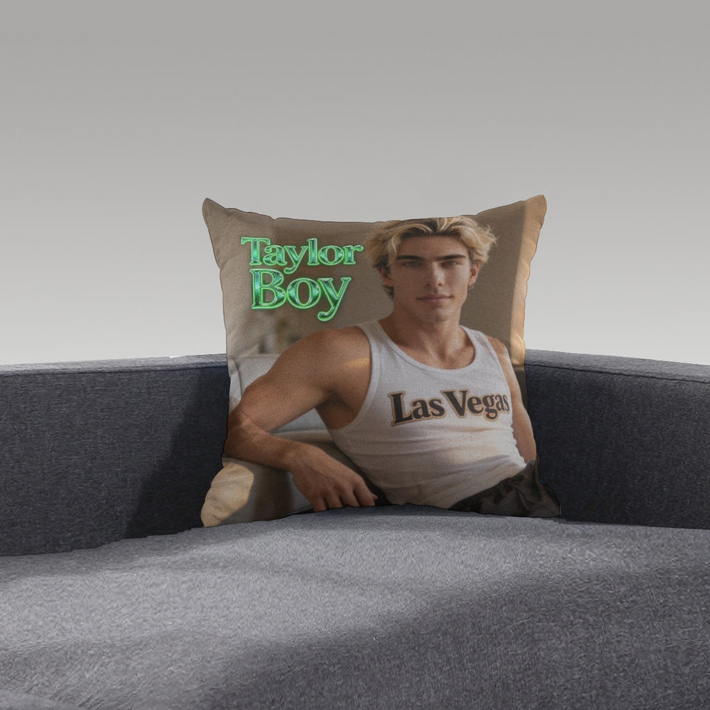 Taylor Boy Short Plush Pillow