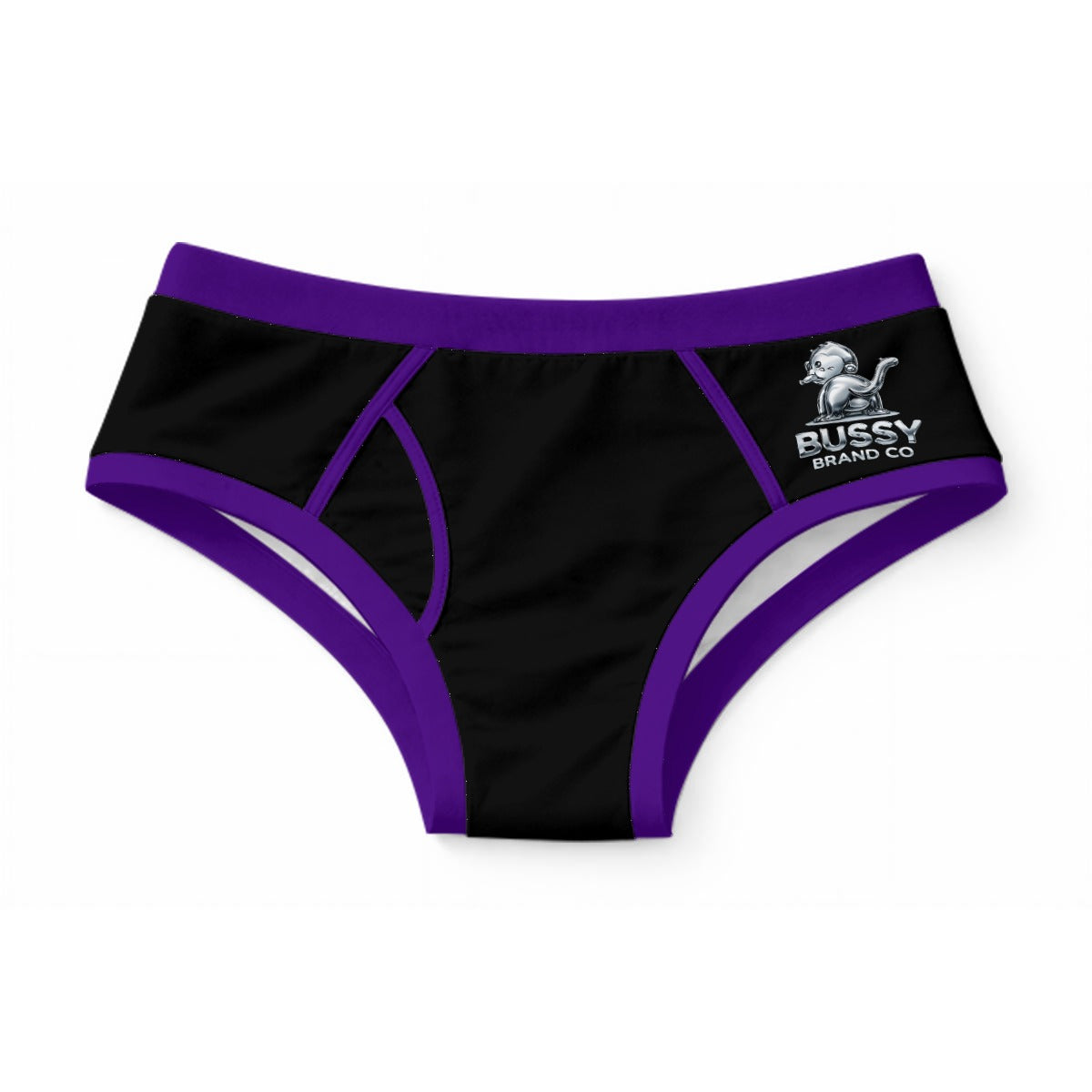 Black/Purple Men's Briefs| Cotton