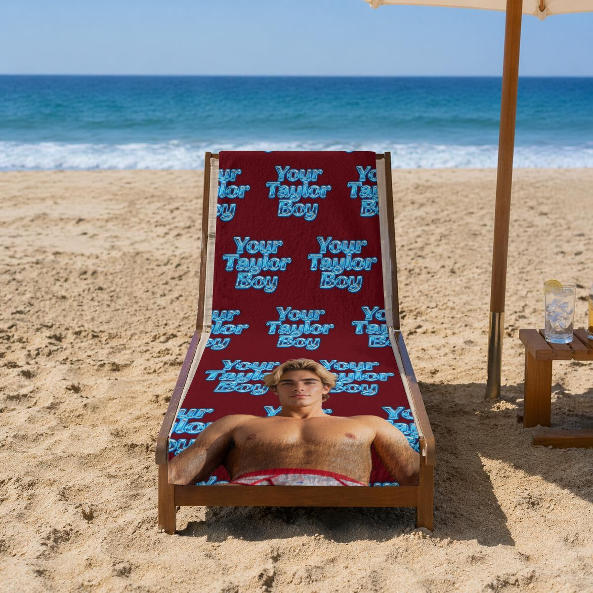 Your Taylor Boy™ Adult Beach Towel