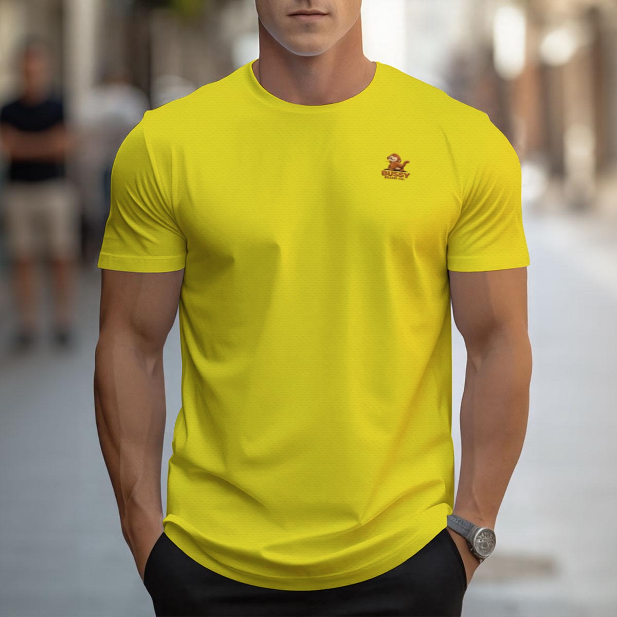 #Gay Men's T-shirt | Yellow