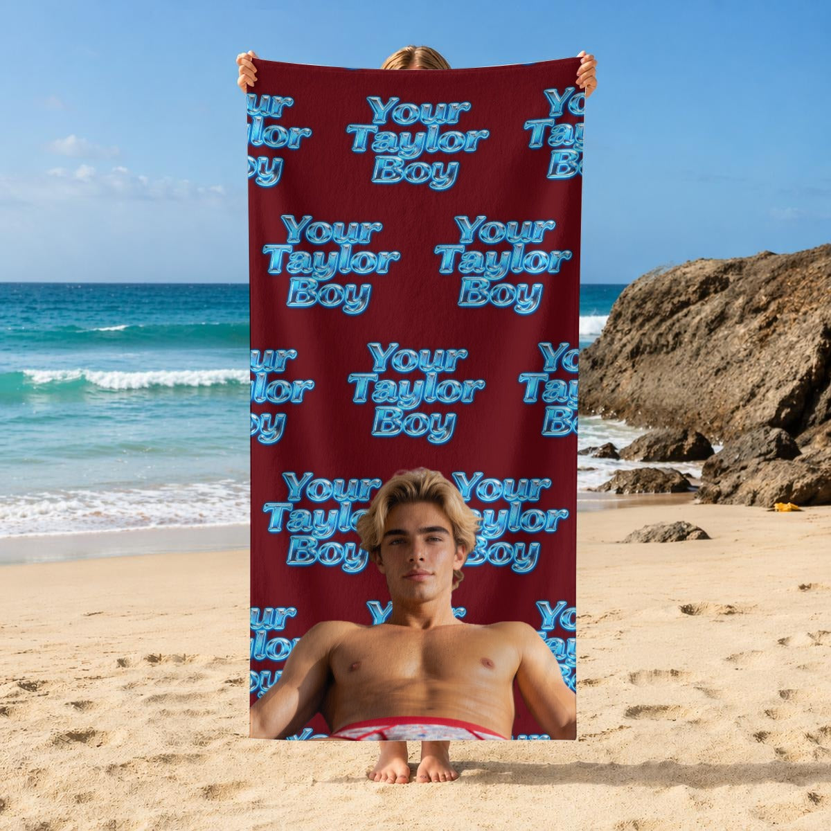 Your Taylor Boy™ Adult Beach Towel