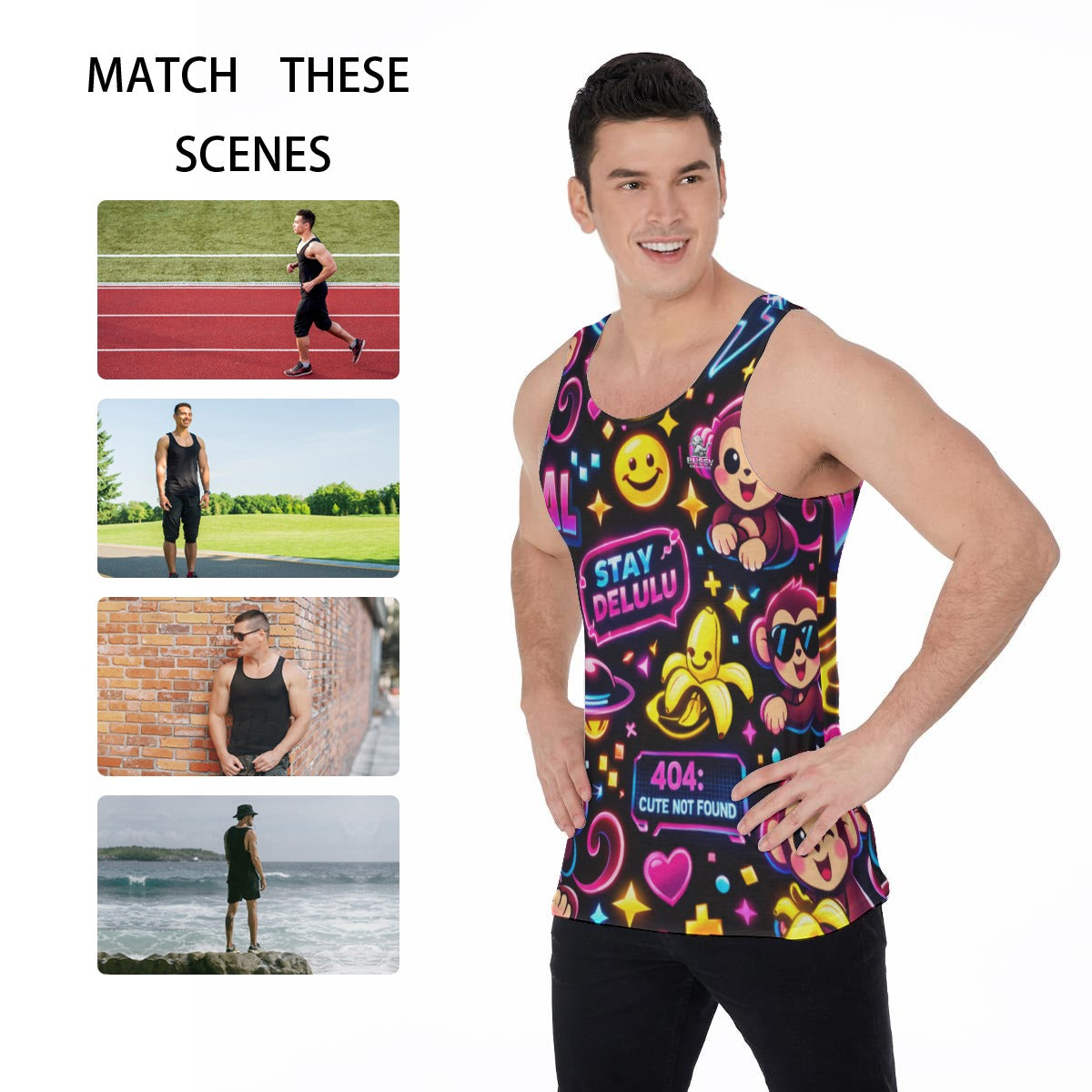 GRAFFITI UNIVERSE - Men's Tank Top