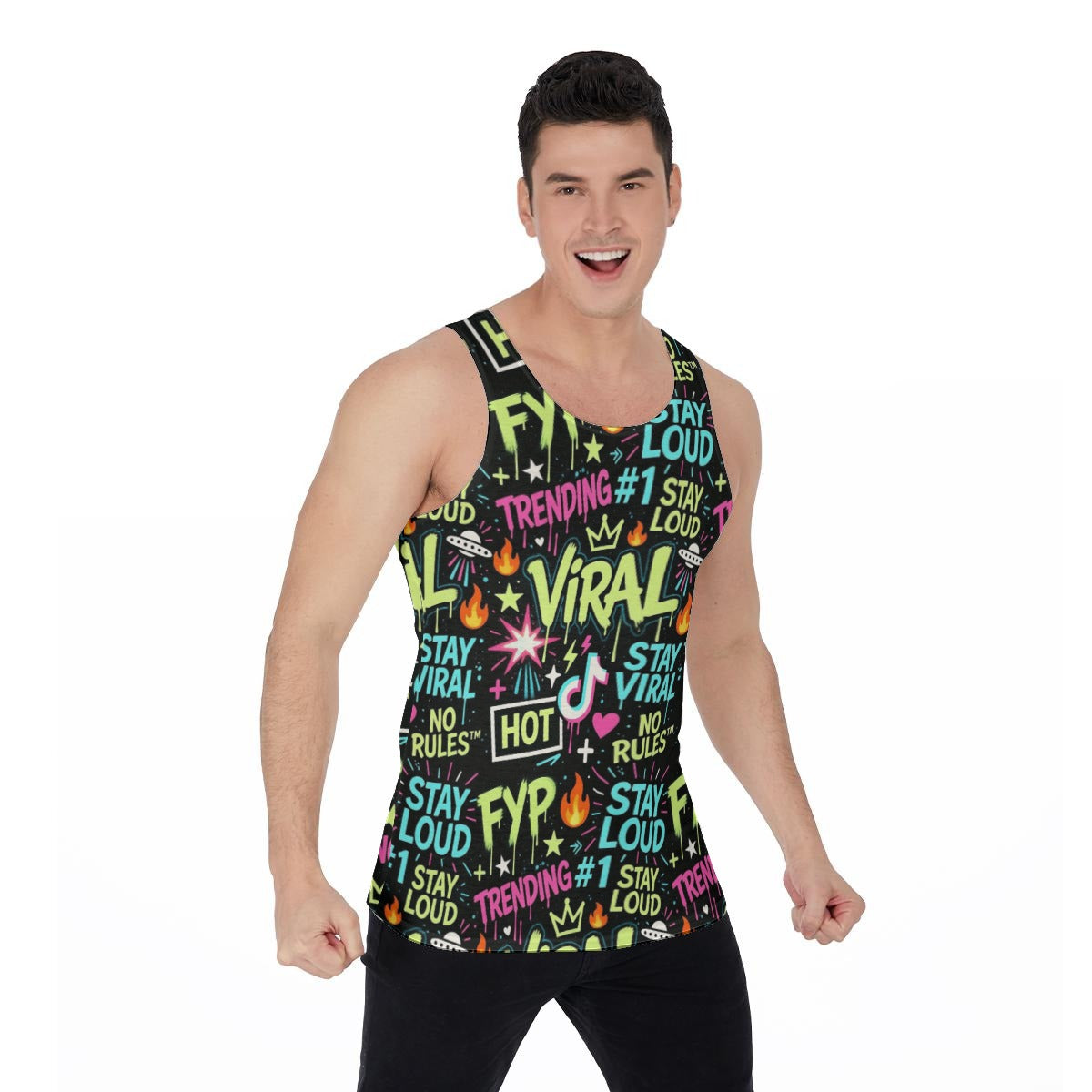 Graffiti Design 3 - Men's Tank Top