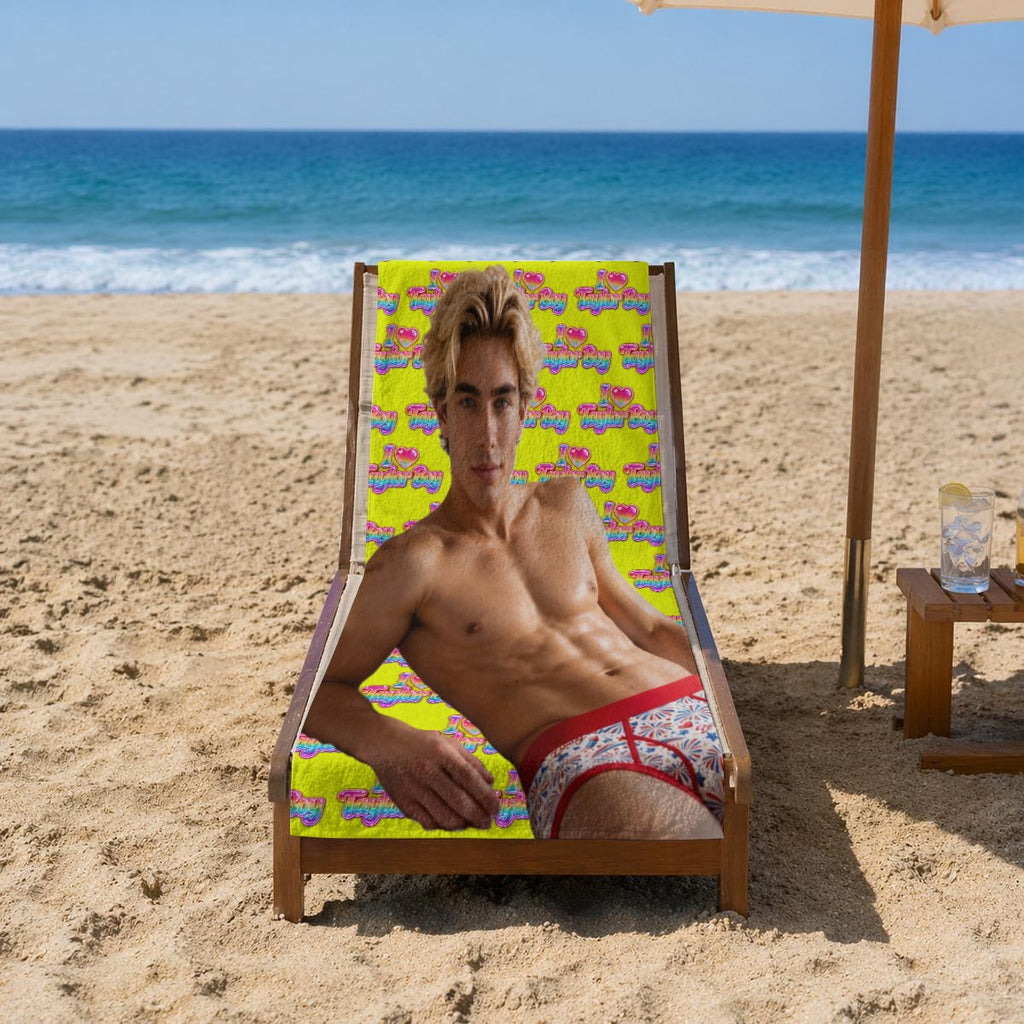Wrap Up in ❤️ Taylor Boy™ Adult Beach Towel