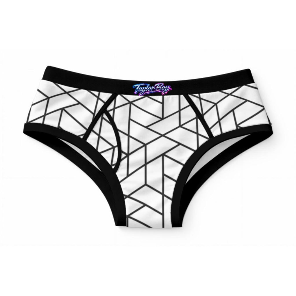 Taylor Boy Signature Geo‑Stripe Men’s Briefs — Premium Cotton Comfort