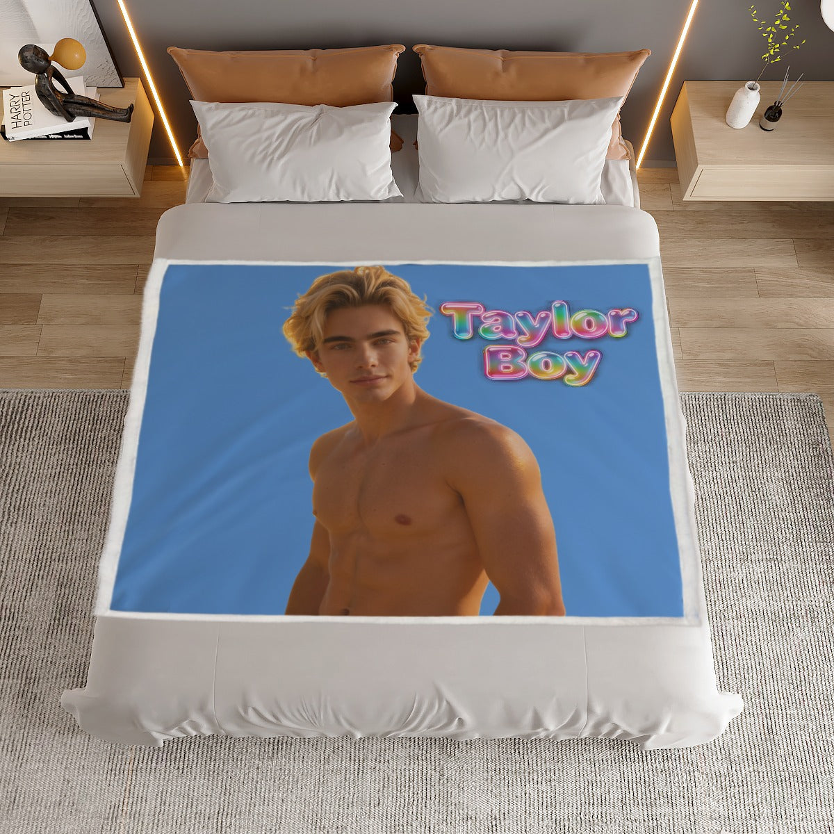 Snuggle up with Your Taylor Boy Blanket