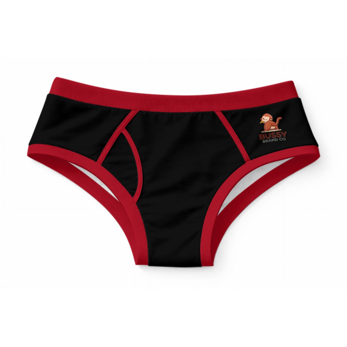 Black/Red Men's Briefs|Cotton