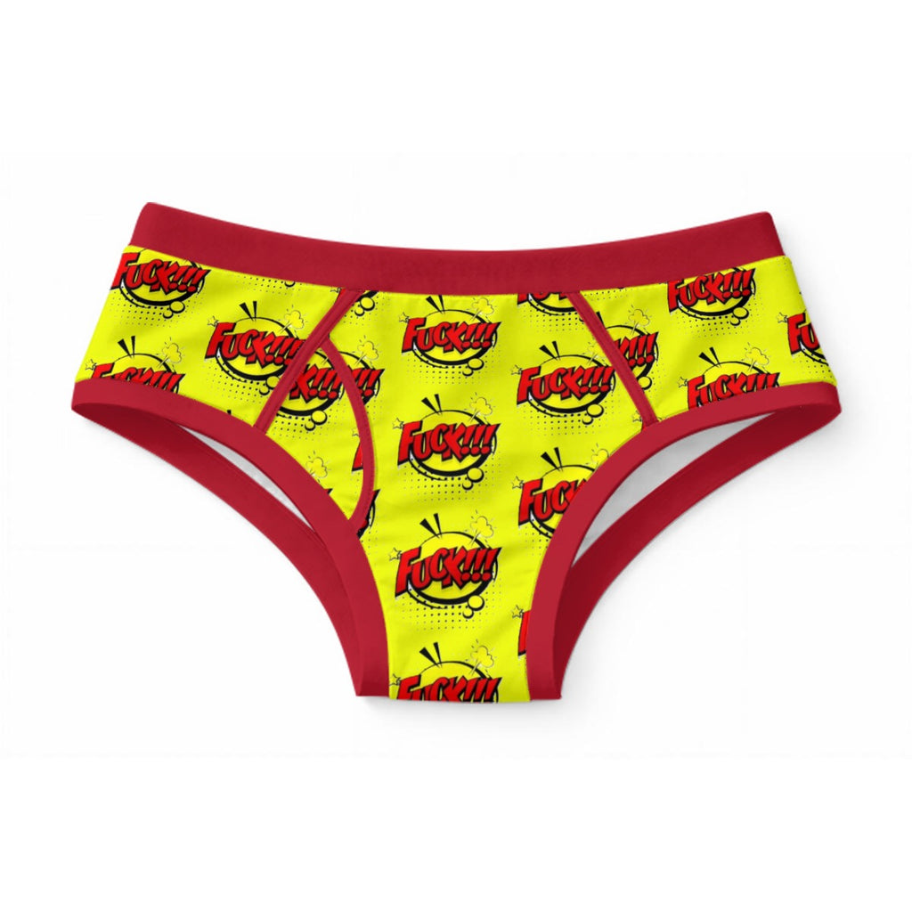 F**K Pattern Men's Brief Cotton
