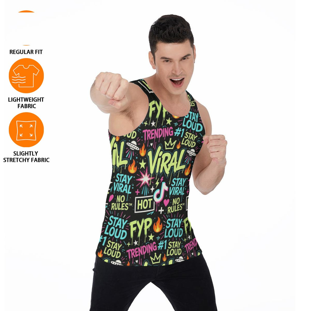 Graffiti Design 3 - Men's Tank Top