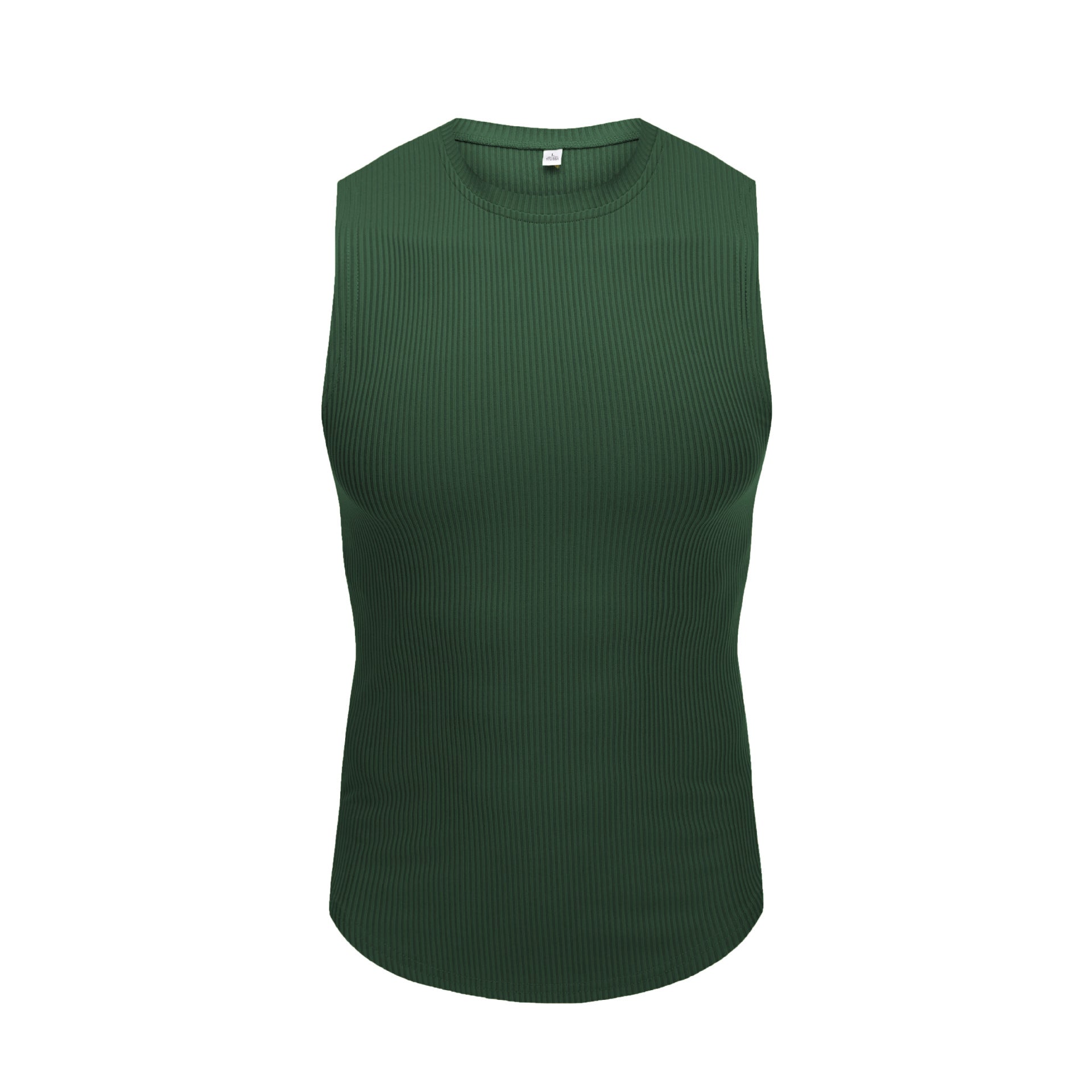 Muscle Tee Men Wide Shoulder Underwear Sleeveless T-Shirt Summer Vest Fashion Slim Fit Stretch Gym Workout Crop Top