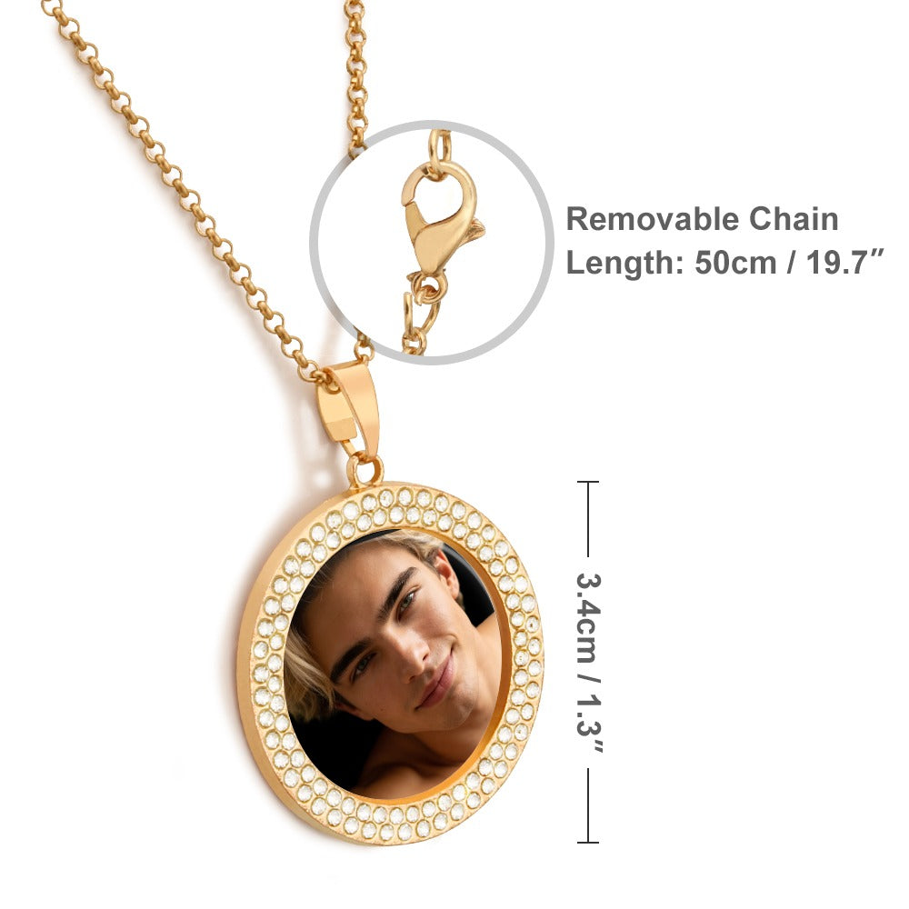 Taylor Boy™ Gold Diamond Necklace — Luxury Fan Edition