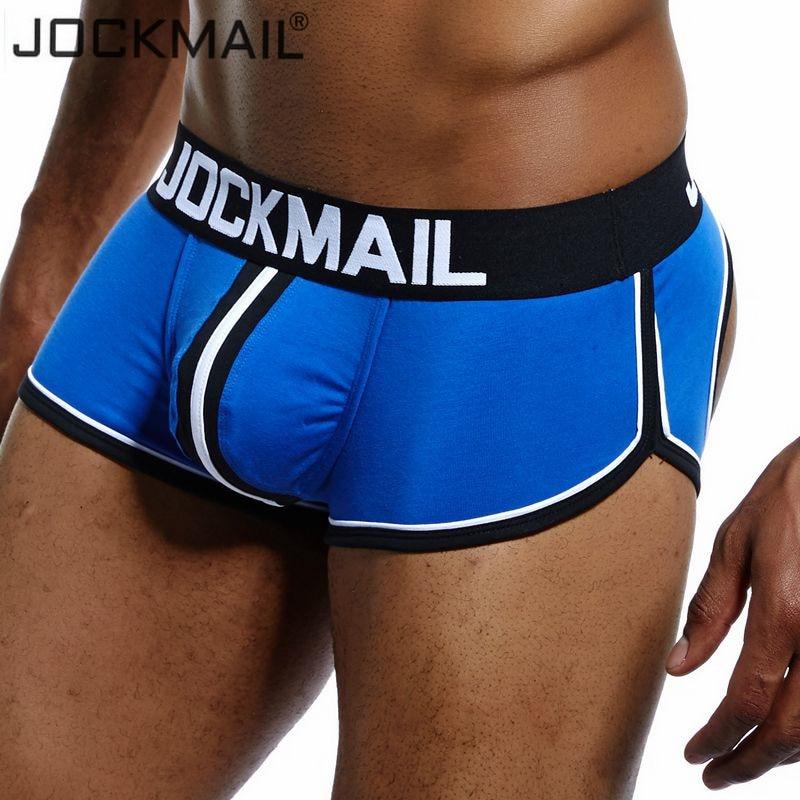 HOT NEW DRIP!  JockMail Mens Underwear Cotton Low Waist Thongs