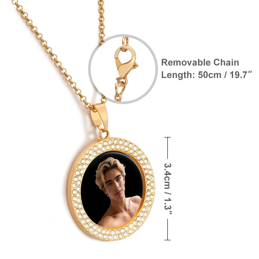 Taylor Boy™ Gold Diamond Necklace — Luxury Fan Edition