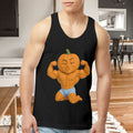 Halloween Flex Pumpkin Men's Tank Top Made in USA