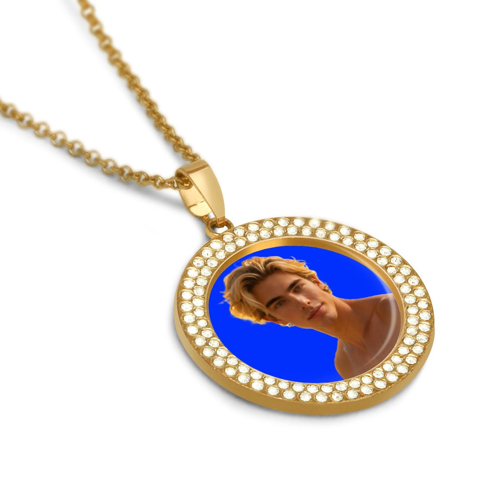 Taylor Boy™ Gold Diamond Necklace — Luxury Fan Edition