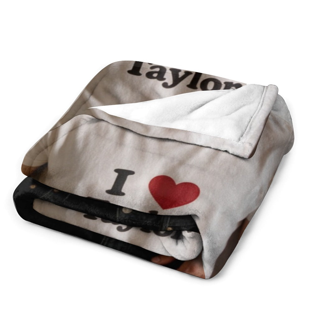 Taylor Boy™ Signature Flannel Blanket — Soft Touch, Multiple Sizes