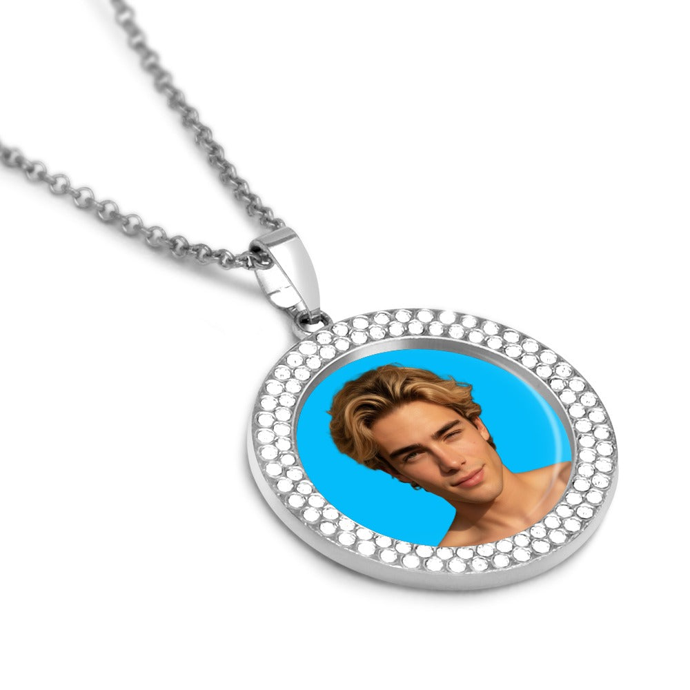 Taylor Boy™ Silver Diamond Necklace — Luxury Fan Edition