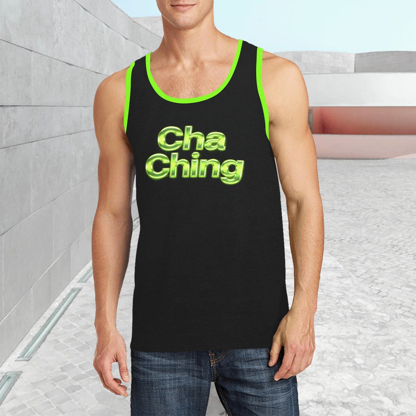 Men’s Print Tank Top — Premium Fit, Taylor Boy Energy