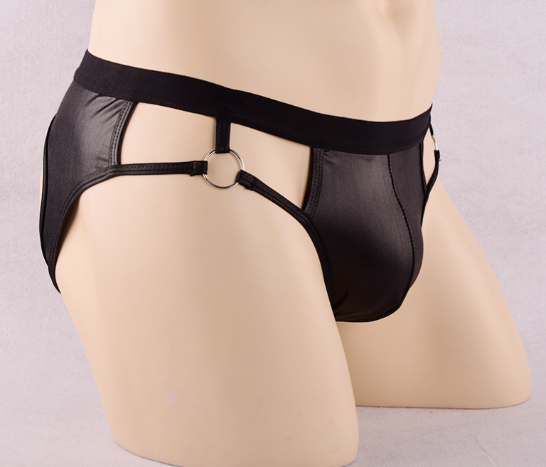 LEATHER G STRING! Men Underwear Jockstrap Mens Thongs And G Strings PU Leather Sexy Underwear Men Erotic Penis Men's Thongs String Homme