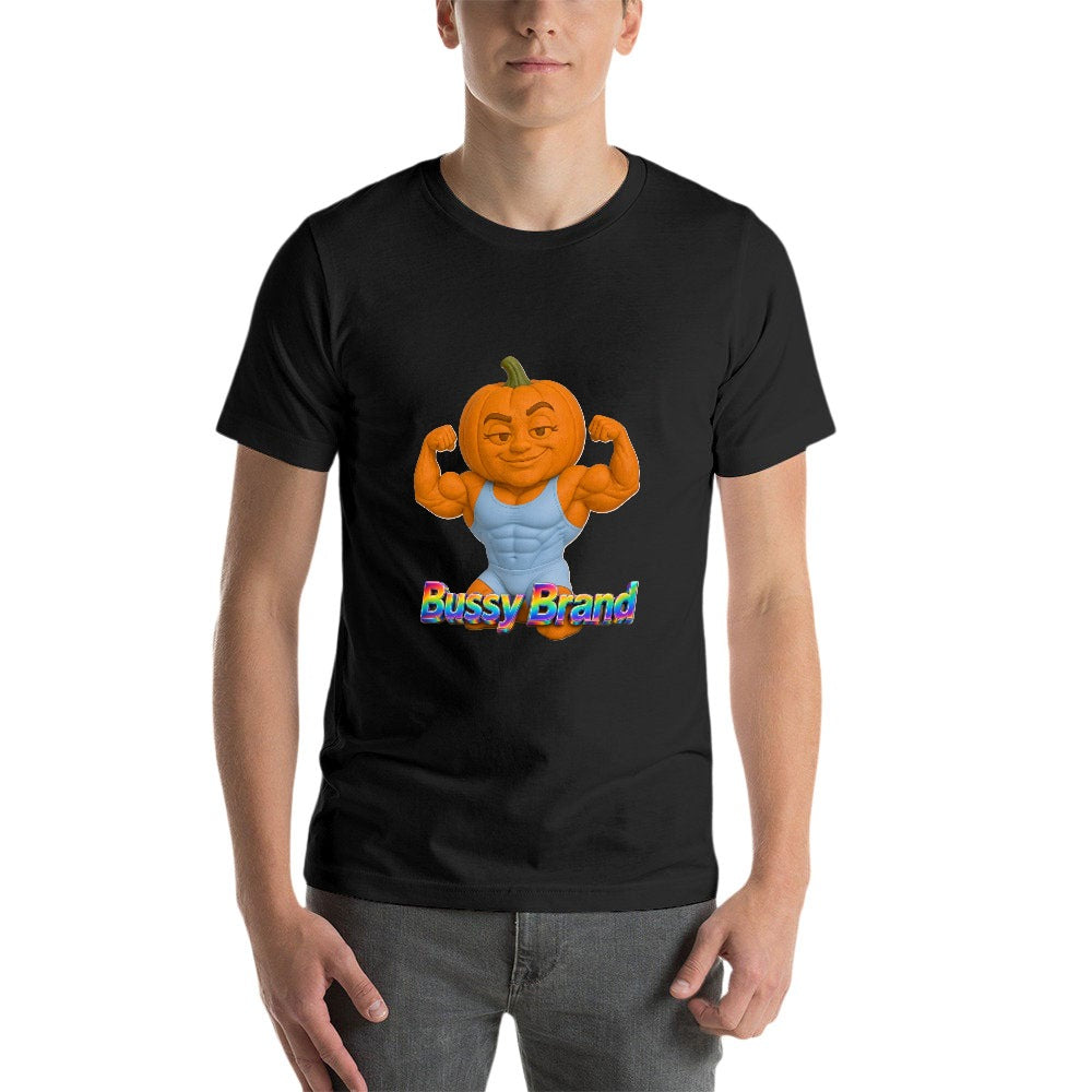 Halloween Pumpkin Flex Men's  Short Sleeve T-shirt
