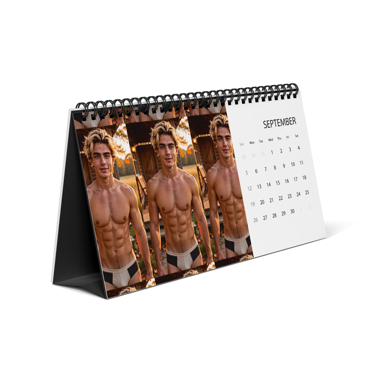 1. 2027 The HOT Bussy Brand Models Desk Calendar - Shirtless & HOT