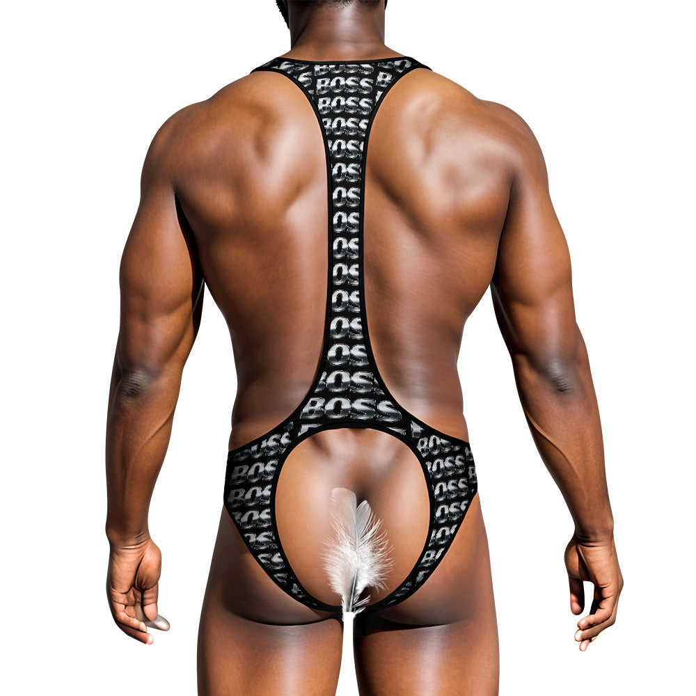 Multiple Designs- Men's Bodysuit Emotional Underwear